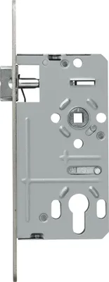 Produktbild von ABUS Einsteckschloss PZ2 universal S für Wohnungstüren (DIN L/R) silber, 58393