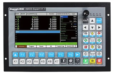 Produktbild von CNC-Bewegungssteuerung, 5-Achsen-Steuerung, komplett mit Zubehör, DDCS Experte 1.1, 5-Achsen-b