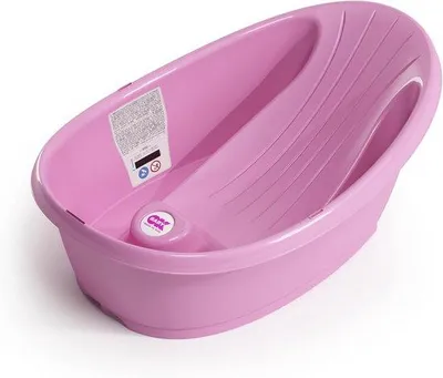 Produktbild von Famanu Babybadewanne mit integriertem Thermometer - kompakt und leicht