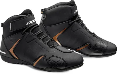 Immagine prodotto di Scarpe da moto Ixon Gambler WP donna (Nero/Oro, 36)