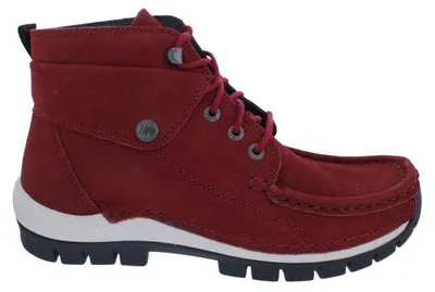 Produktbild von Wolky Stiefelette Jump 0472511-553, Antique Nubukleder, Rot - Cherry Red, Fußbett zum Wechseln 41