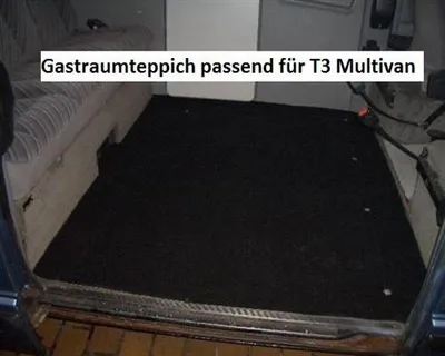 Produktbild von Gastraumteppich Fußmatte Teppich hinten passend für VW Bus T3 Multivan