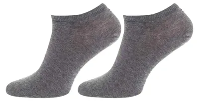 Obrázok produktu pre Tommy Hilfiger – ponožky po členky pre pánov (balenie po 2 kusy) NA616 (39,5 EU – 42 EU) (sivá)