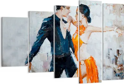 Produktbild von Bild auf Leinwand - Leinwandbild - tanzen sie - 150x100cm - Wand Bild - Wanddeko - Wandbilder - Leinwanddruck - Bilder - Kunstdruck - Wanddekoration - Leinwand bilder - Wandkunst - EG150x100-3772