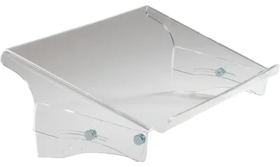 Produktbild von BakkerElkhuizen Q-doc 515 Document Holder, Acryl, Kunststoff, Stahl, 10 kg, 120 - 240 mm, Transparent, 505 mm, 290 mm