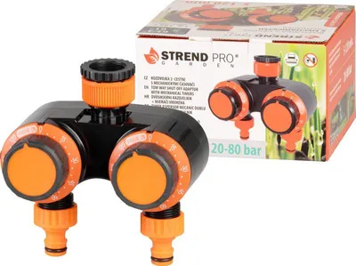 Image de Minuteur Strend Pro Garden, repartiteur, de jardin, 2 voies