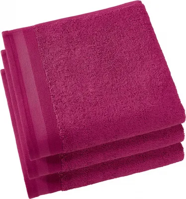 Produktbild von handtücher Contessa50 x 100 cm violett 3 Stück