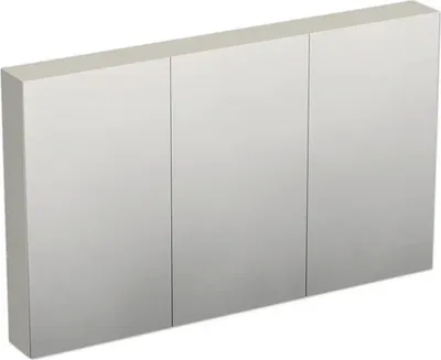 Produktbild von Jungborn Spiegelschrank TRENTA 120 x 14,4 x 72 cm Cahmere glanz 3-türig IP 44