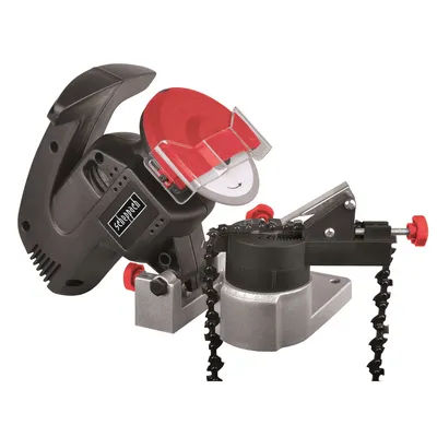 Produktbild von Ostrzałka do łańcuchów Scheppach KS1200 | moc 200W | tarcza szlifierska Ø 100mm | otwór Ø 10mm | duże zabezpieczenie radiowe | kompaktowa konstrukcja | solidna obudowa