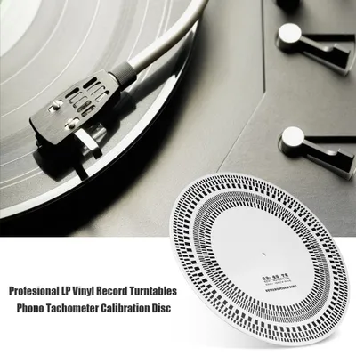 Obrázok produktu pre kalibrácia vinylovej platne, tachometer vinylovej platne, kalibrácia gramofónov, tachometer gramofónov, kalibrácia lp vinylovej platne