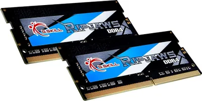 Immagine prodotto di G.Skill Ripjaws - DDR4 - Kit - 16 GB: 2 x 8 GB - SO DIMM 260-PIN - 3200 MHz / PC4-25600 - CL22 - 1,2 V - unbuffered -