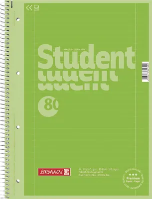 Produktbild von BRUNNEN Collegeblock A4 kiwi Lineatur 27 1067927152