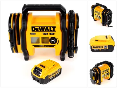 Zdjęcie produktu dla DeWalt DCC 018 N Akumulatorowa sprężarka powietrza 18V 11bar KFZ + 1x akumulator 4,0Ah - bez ładowarki