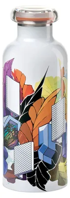 Thermoflasche 500 ml, doppelwandig, Edelstahl, 12 h warm/24 h kalt
