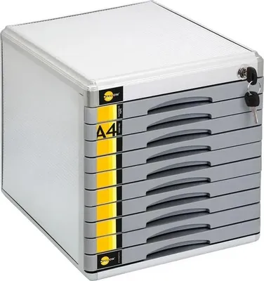 Image de Classeur 10 tiroirs métal YELLOW ONE