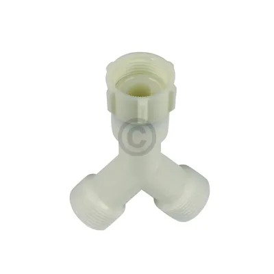 Produktbild von Gabelanschluss Y-Verteiler PVC UNIVERSAL für Zulaufschlauch 3/4" Waschmaschine