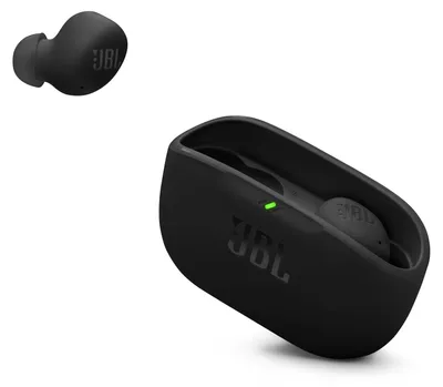 Zdjęcie produktu dla Vibe Buds 2 JBLVBUDS2BLK - Bezprzewodowe słuchawki Bluetooth z redukcją szumów, czarne