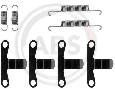 Produktbild von Zubehörsatz Feststellbremsbacken A.B.S. hinten für VOLVO 940 II Kombi (945) 940 Kombi (945) 240 Kombi (P245) 740 Kombi (745) 740 (744)