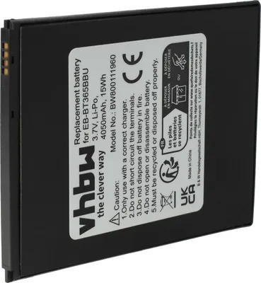 Produktbild von vhbw Akku kompatibel mit Samsung Galaxy Tab SM-T360, M-T395C, SM-T365, Active WiFi, SM-T360NNGAXAR, SM-T360UD Tablet Pad (4050 mAh, 3,7 V, Li-Polymer)