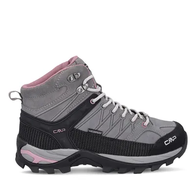 Produktbild von CMP Rigel Mid Waterproof Damen Leder Trekking Schuhe mit Clima Protect grau EU 36