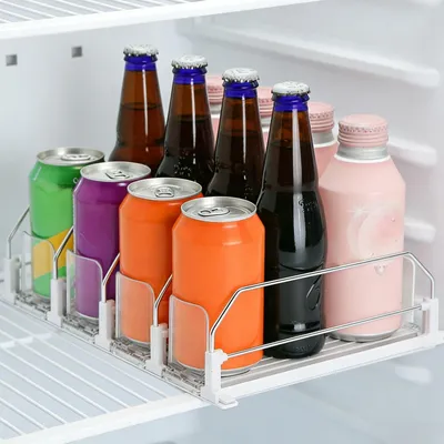 Getränkedispenser für Kühlschrank, 4 Reihen, 34×31 cm
