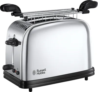 Produktbild von Russell Hobbs 23310-57 Toaster 2 Scheiben Schwarz, Silber