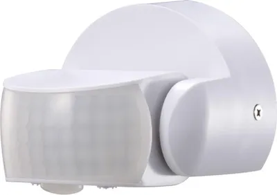 Image de HOFTRONIC - Détecteur de mouvement PIR 600W 12m IP65 Blanc 180°