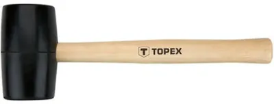 Zdjęcie produktu dla TOPEX Młotek gumowy 72 mm/900 g, trzonek drewniany