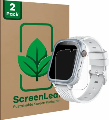 Produktbild von 2x ScreenLeaf Schutzfolie für DDIOYIUR Smartwatch nachhaltiger Displayschutz Display Schutz Folie Klar Transparent