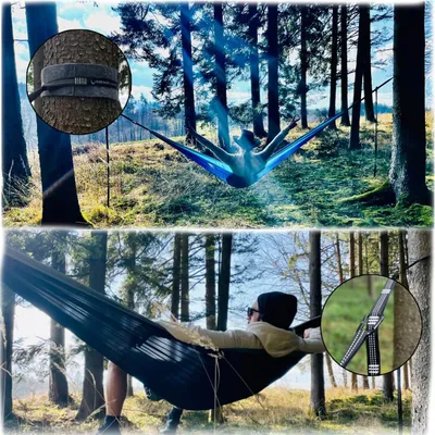 Immagine prodotto di Set di fissaggio bianco per amaca da fissare agli alberi, per esterni, da campeggio