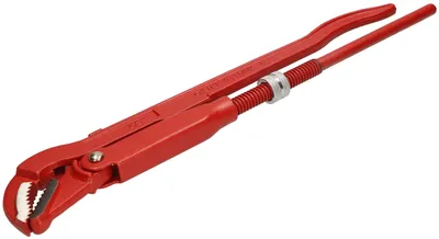 Winkelrohrzange 45° 1,5" (63 mm) Chrom-Vanadium-Stahl rot