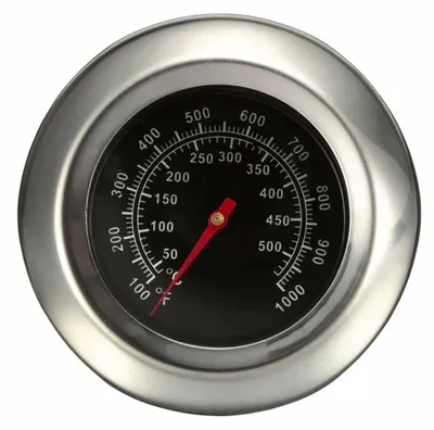 Produktbild von Backofenthermometer Thermometer RVS BBQ Grill, fuer Gasgrill, Holzkohlegrill, Ofen, genaue Temperaturmessung