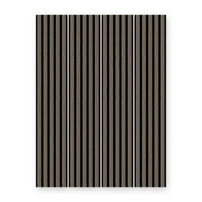 Produktbild von Lamelldekor 22x120 cm - Set 4 Stück (1,06 m²) - MDF-Paneele - Wandverkleidung - 22 cm x 120 cm SONOMA REGULAR