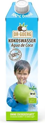 Produktbild von Dr. Goerg Premium Kokoswasser -- 1000ml x 6  - 6er Pack VPE