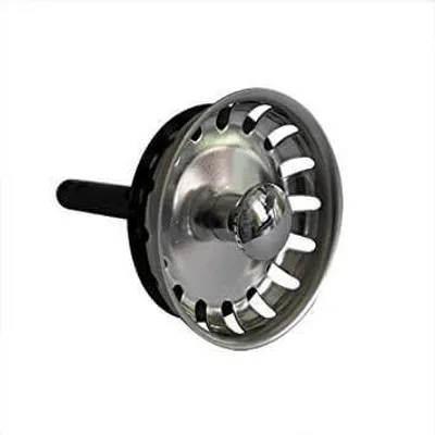Zeefmandje für Spüle 1 1/2 Zoll, Sieb Ø 54 mm, Silber