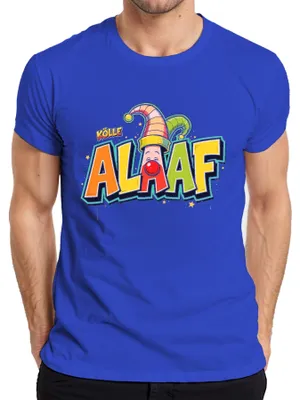 Immagine prodotto di Kölle Alaaf Carnevale di Colonia Jeck Clown colorato Fasching Fastnacht Buffone Maglietta da uomo, blu, XL