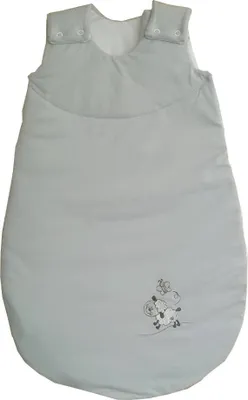 Produktbild von Odenwälder Jersey-Schlafasck Schäfchen light silver 70