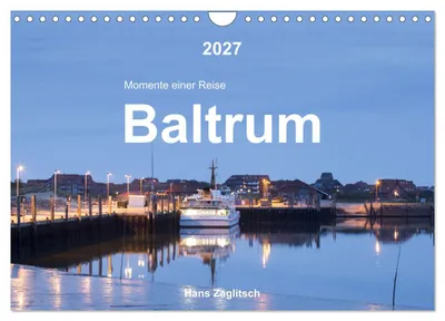 Produktbild von Baltrum - Momente einer Reise (Wandkalender 2027 DIN A4 quer), CALVENDO Monatskalender