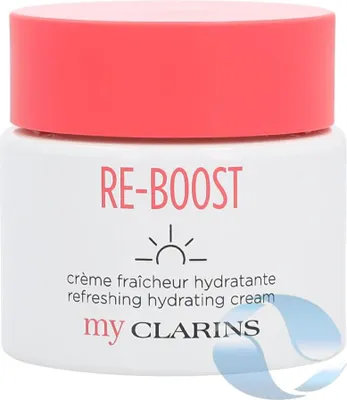 Produktbild von Clarins RE-BOOST Refreshing Hydrating Cream, Tagescreme, Frauen, normale Haut, Gesicht, Hals/Nacken, Anti-Reizung, Anti-Rötung, Feuchtigkeitsspendend, Feuchtigkeitsspendend, Nährend,..., 50 ml