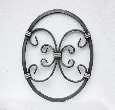 Produktbild von UHRIG Schmiedeeisen Ornament, Stahl Element für Eisen Zaun, Fenstergitter uvm.
