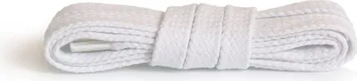 Obrázek produktu pro Kaps Ploché tkaničky, 1 pár, mnoho barev Barva: 01 - bílá Velikost: 150 cm - 7 až 10 párů oček