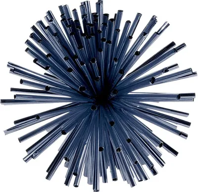 Produktbild von Weihnachtsbaumdeko Stern Anhänger Baumschmuck Christbaumkugeln ø 8cm , Farbe:grau / blau
