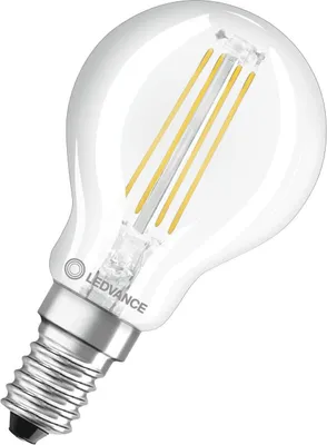 Produktbild von LEDVANCE LED CLASSIC CRI90 3.4W 927 klar E14 Lampe 470lm 2700K warmweiss wie 40W dimmbar 4099854063244