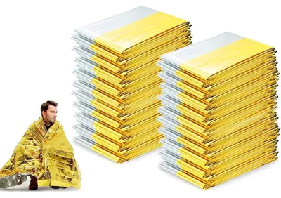 Productafbeelding van 20 Stuks Premium Reddingsdeken voor Outdoor en Eerste Hulp