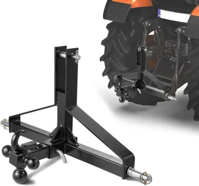 Obrázek produktu pro tříbodový závěs 5,08 cm - Tažné zařízení 660x165x450 mm - Přípojné zařízení pro traktory