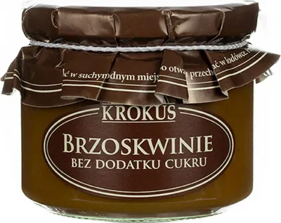 BRZOSKWINIE BEZ DODATKU CUKRÓW 310 g - KROKUS