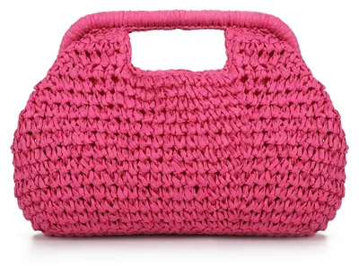 Image de Solidchoice - Pochette en paille tressée, idéale pour la plage et les vacances