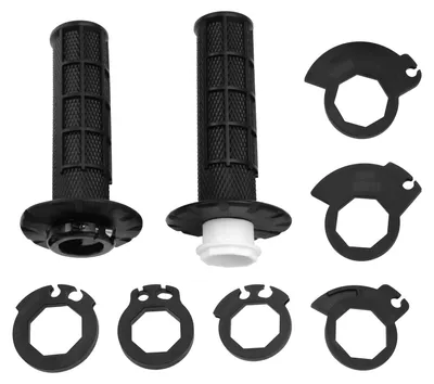 Productafbeelding van Handvat Antislip - 7/8" 22mm - Verstelbare Nokken - Motorfiets Grips - Rubber - Compatibel met KTM SX 85/125/150/250/300/350/450 - Motorhandgrepen