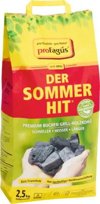 Produktbild von Grillkohle ProFagus Der Sommer Hit Premium Buche 2,5 kg