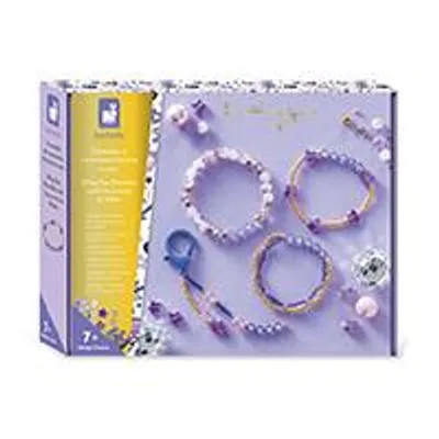 Produktbild von Janod Schmuck Bastelset - Armbänder basteln mit Sternenperlen